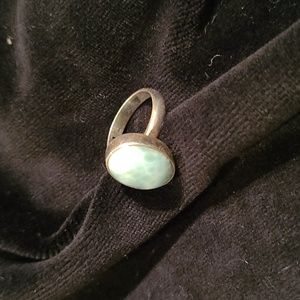 QVC jewelry. Larimer Sterling Ring Size 8